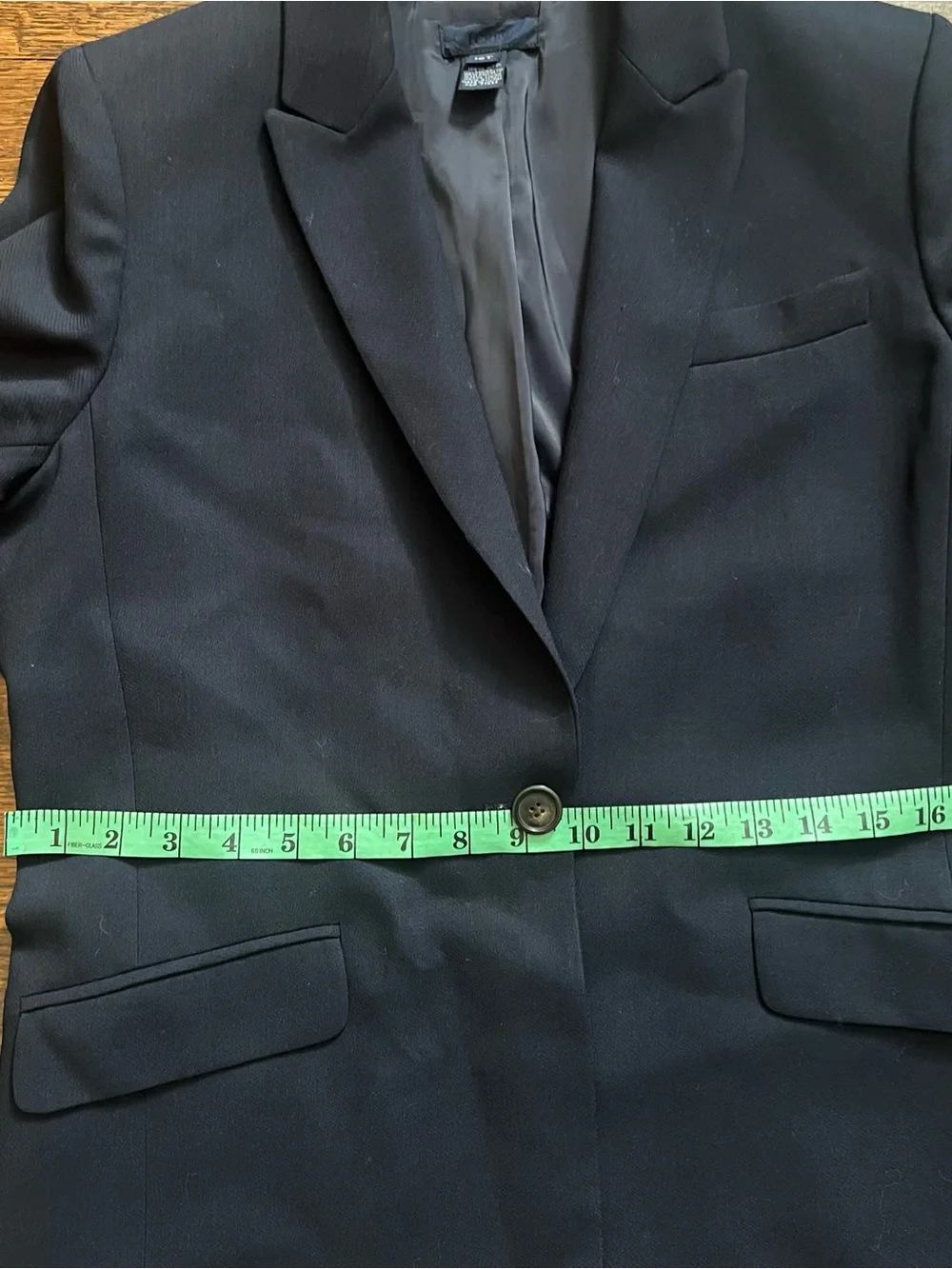 J. Crew size 10 Tall dark navy wool blazer